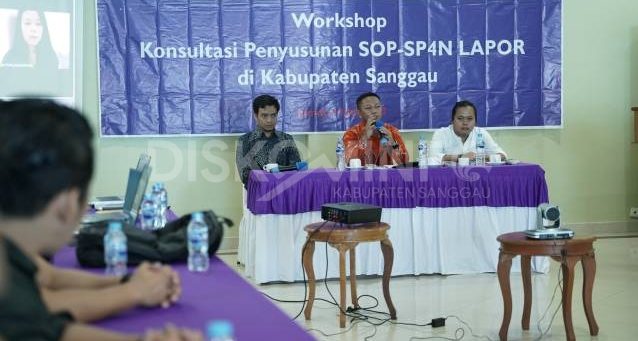 Buka Workshop Konsultasi Penyusunan SOP-SP4N LAPOR, Ini Pesan Kadis Kominfo Kabupaten Sanggau