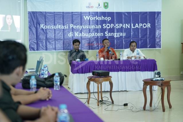 Buka Workshop Konsultasi Penyusunan SOP-SP4N LAPOR, Ini Pesan Kadis Kominfo Kabupaten Sanggau