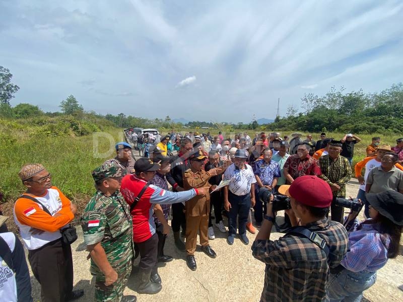 Wakil Bupati Sanggau Tinjau Lokasi MTQ XXXIII Tingkat Kecamatan