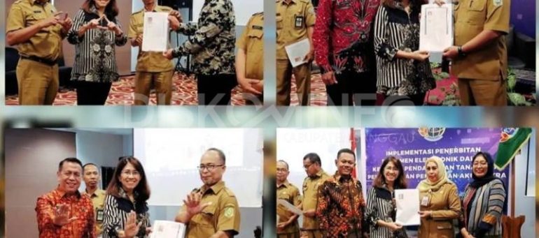 Sekda Kabupaten Sanggau Hadiri Pendaftaran Tanah dan Pencanangan Pembuatan Akun Mitra