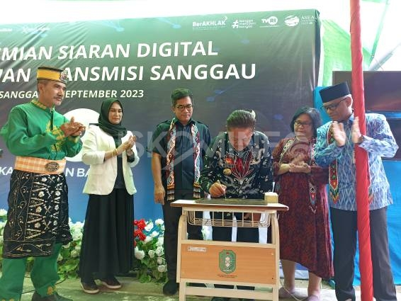 Siaran Digital TVRI diresmikan, Ini Kata Bupati Sanggau