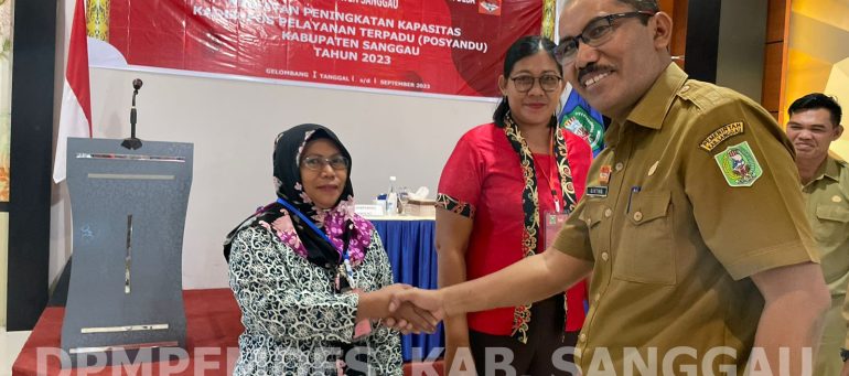 Peningkatan Kapasitas Kader Pos Pelayanan Terpadu (POSYANDU) Kabupaten Sanggau Tahun 2023 – DISPEMDES