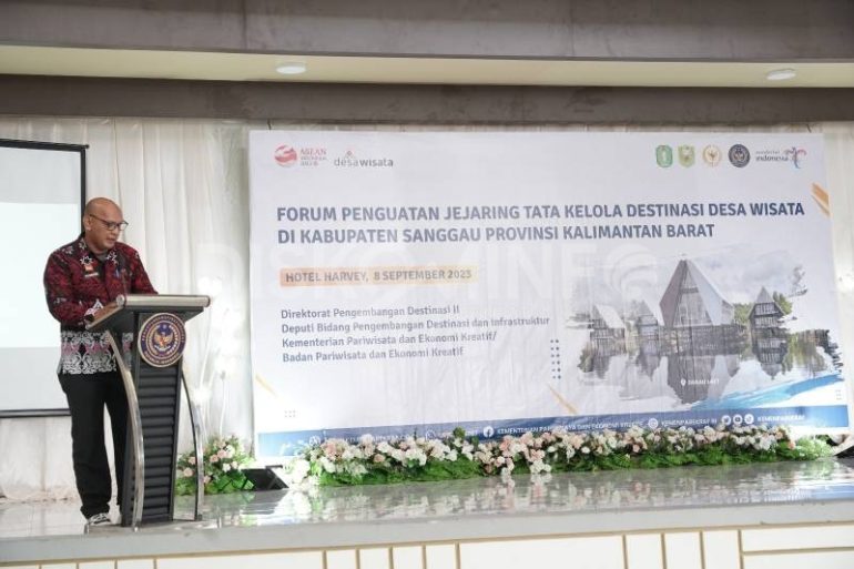 Forum Penguatan Jejaring Tata Kelola Destinasi Desa Wisata di Kabupaten Sanggau