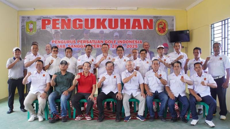 Bupati Sanggau Hadiri Pengukuhan Pengurus Persatuan Golf Indonesia Kabupaten Sanggau
