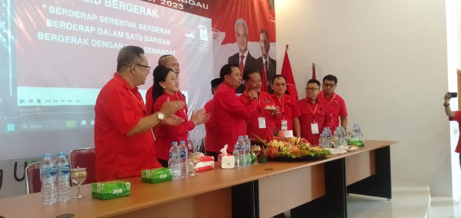Lazarus Buka Rakercab III dan IV PDIP Kabupaten Sanggau, Target 12 Kursi DPRD, 3 Kursi DPR RI – Kalimantan Today