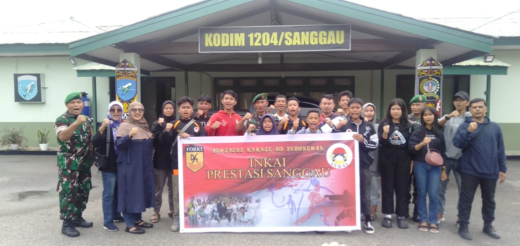 Dandim 1204/Sanggau Lepas 16 Atlet Karate ke Kejuaraan Terbuka INKAI se-Kalimantan – Kalimantan Today