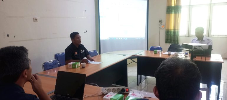 Rapat Kerja Teknis Petugas Pengolah Data Batas Desa Kabupaten Sanggau Tahun 2023 Oleh Tim PPBW BIG (Pusat Pemetaan Batas Wilayah Badan Informasi Geopasial)