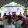 Plt. Bupati Sanggau Menghadiri Sosialisasi Penanganan Jalan Malan-SP3 Desa Engkode Kecamatan Mukok