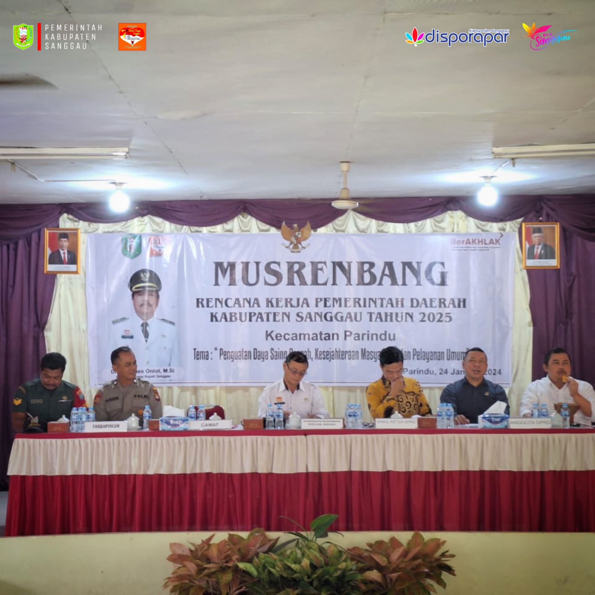 Dinas Porapar kab. Sanggau melaksanakan Musrenbang RKPD 2024 – DISPORAPAR