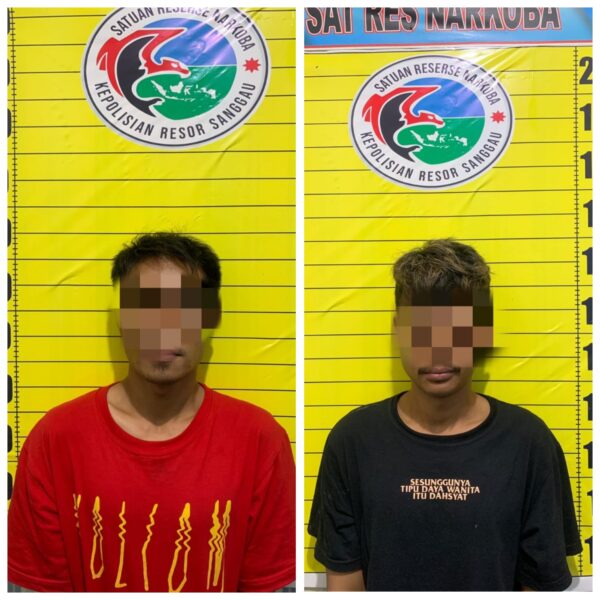 Tim Gabungan Polres Sanggau Tangkap 2 Pria dan Amankan 15 Paket Sabu di Balaikarangan Sekayam