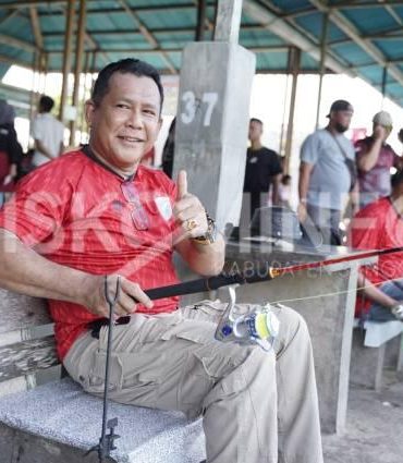 Pj. Bupati Sanggau Mengikuti Lomba Mancing Bersama Pangdam XII/TPR