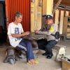 Wujud Kebersamaan Bhabinkamtibmas Polsek Toba Dalam Patroli dan Sambang Warga