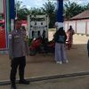 Patroli Rutin Polsek Meliau di SPBU Untuk Memperkuat Keamanan