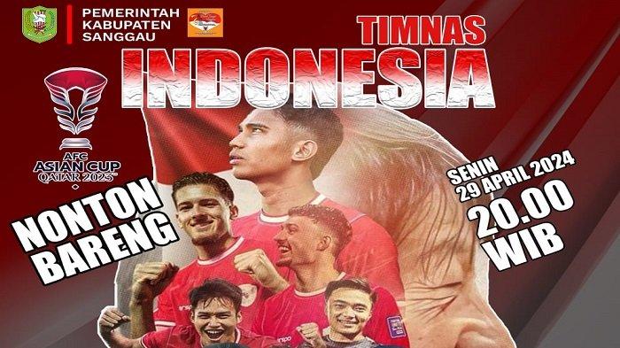 Nobar Semifinal Piala Asia U23 AFC 2024 Indonesia Vs Uzbekistan, Pemkab Sanggau Siapkan Doorprize!