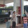 Anggota Polsek Kembayan Patroli Siang Di SPBU Pastikan Situasi Aman Kondusif