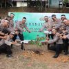Penanaman Pohon Serentak Sambut Hari Bhayangkara ke-78 di Wilayah Hukum Polres Sanggau