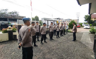 Kabag SDM Polres Sanggau Gelar Waskat ke Polsek Parindu