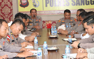 Kegiatan Monitoring dan Evaluasi MOU oleh Roops Polda Kalbar di Polres Sanggau