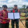 Kasdam XII/TPR Resmi Tutup Program TMMD ke-120 di Kecamatan Beduai Sanggau