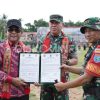 PJ Bupati Sanggau Hadiri Upacara Penutupan TMMD ke-120 di Kecamatan Beduai