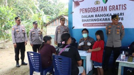 Polres Sanggau Gelar Klinik Terapung Presisi untuk Pengobatan Gratis Masyarakat Umum