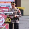 Kapolres Sanggau Pimpin Upacara Korp Raport Kenaikan Pangkat Polri Periode 1 Juli 2024 di lingkungan Polres Sanggau