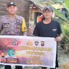 Gunakan Banner, Bhabinkamtibmas Desa Sejauh ajak Warga Binaan Cegah Karhutla