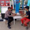 Personil Polsek Beduai Sambangi Petugas SPBU 64.785.14 Dusun Timaga