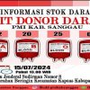 Update Stok Darah Semua Golongan di PMI Kabupaten Sanggau