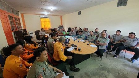 BPBD Sanggau Rapat Internal Bahas Kemungkinan Status Siaga Penanganan Karhutla