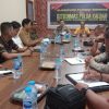 Kapolres Sanggau Pimpin Rakor dan Tehnikal Meeting dalam rangka Pertandingan sepak bola Daranante Cup ke Xl Tahun 2024