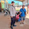 Jaga Keamanan, Polsek Toba Berikan Himbauan Kamtibmas ke Warga