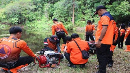 Anggota TRC BPBD Kabupaten Sanggau Ikuti Pelatihan Penanganan Karhutla