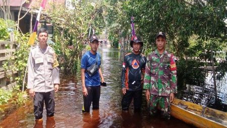 Banjir di Kecamatan Jangkang dan Bonti Sanggau Berangsur Surut