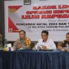 Rakor Lintas Sektoral Operasi Kepolisian “Lilin Kapuas 2024” untuk Pengamanan Natal dan Tahun Baru di Polres Sanggau