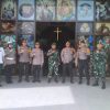 Pengamanan Ibadah Natal 2024 di Gereja Gepembri Sanggau Berjalan Kondusif