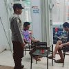 Anggota Polsek Toba Gelar Patroli Malam, Sampaikan Imbauan Jaga Kamtibmas