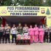 Pengecekan Pos Pengamanan Ops Terpusat “Lilin Kapuas 2024” dan Bakti Sosial “Bhayangkari Peduli” di Polres Sanggau