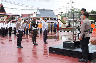 Apel Gelar Pasukan Operasi Ketupat 2025: Polres Sanggau Siap Amankan Arus Mudik dan Perayaan Idul Fitri