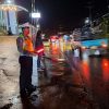 Iptu Samas Sopyan Pimpin Pengamanan Shalat Tarawih di Masjid Ar Raudah Bunut