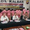 2,5 Kg Sabu Berhasil Diamankan Selama Operasi Pekat Kapuas 2025, Polda Kalbar Gelar Konferensi Pers