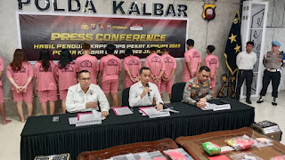 2,5 Kg Sabu Berhasil Diamankan Selama Operasi Pekat Kapuas 2025, Polda Kalbar Gelar Konferensi Pers