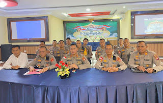 Polres Sanggau Gelar Zoom Meeting Bazar Ramadhan dan Baksos Bhayangkari 2025