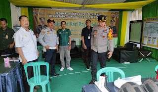 Kapolres Sanggau Tinjau Pos Pelayanan Ops Ketupat Kapuas 2025, Pastikan Kesiapan Pengamanan Jelang Lebaran