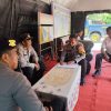PJU Polres Sanggau Lakukan Pengecekan Pospam Simpang Tiga Sosok dalam Rangka Operasi Ketupat Kapuas 2025