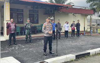 Apel Gabungan di Sekayam: Kesiapan Pengamanan Malam Takbir dan Sholat Idul Fitri 1446 H