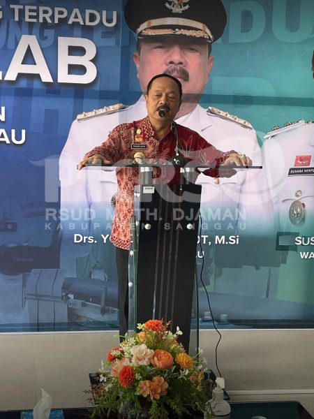 PERESMIAN LAYANAN CATHLAB RSUD M. Th. DJAMAN KABUPATEN SANGGAU OLEH BUPATI DAN WAKIL BUPATI SANGGAU – RSUD M. Th. Djaman Kabupaten Sanggau