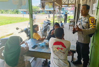 Polsek Mukok Laksanakan Patroli Rutin, Situasi Kamtibmas Terpantau Aman dan Kondusif