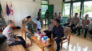 Kapolsek Sekayam Gelar Kunjungan Silaturahmi Idulfitri 1446 H ke Forkopimcam Sekayam