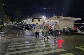 Pengamanan Ibadah Kamis Putih Berlangsung Aman dan Khidmat di Gereja Santa Maria Tak Bernoda Parindu